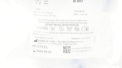 Codan B 807 Medication Administration Set